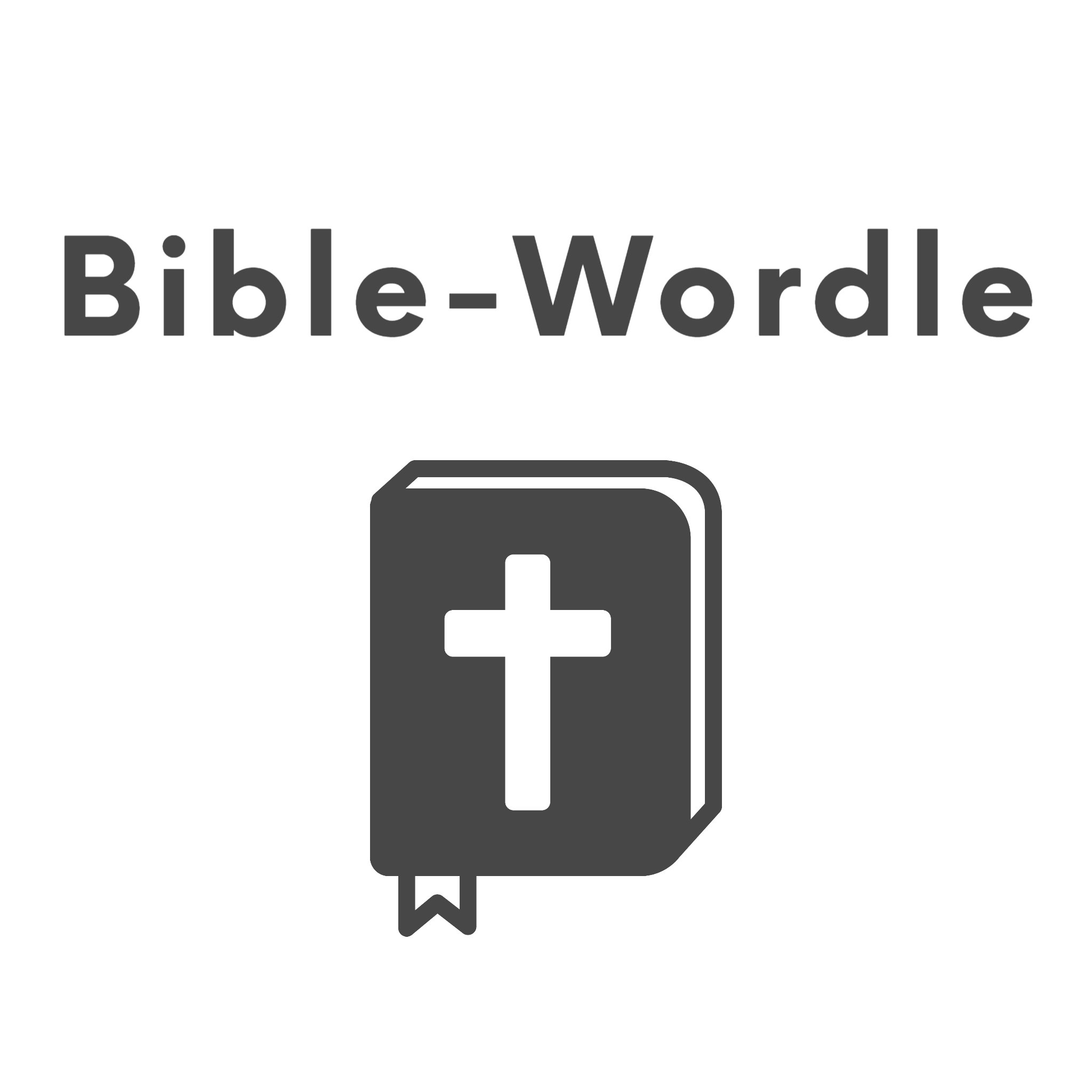 Bible Wordle Logo